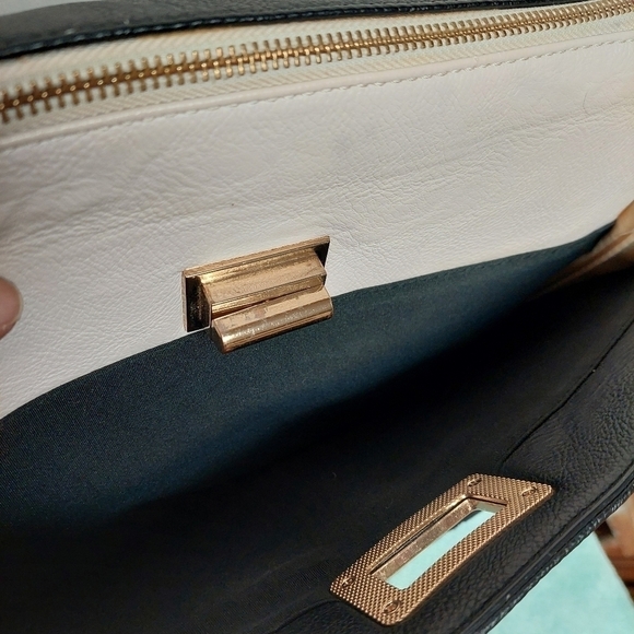 Aldo Black & White Satchel Bag - Picture 5 of 16